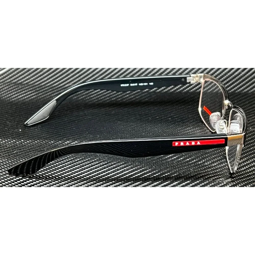 Prada 54mm Black Men's Eyeglasses - Picture 4 of 4